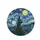 Starry Night Village Crescent Moon Cypress Tree - Cosmic Lover Gift Spare Tire Cover - 4