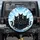 Black Cat Group Portrait Yellow Eyes Blue Sky - Cat Lover Outdoor Lifestyle Gift Spare Tire Cover - 1