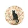 Black Cat Flowering Tree Butterflies - Cat Lover Home Decor Gift Spare Tire Cover - 4
