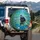 Black Cat Water Lilies Pond - Home Decor Gift for Cat Lover Spare Tire Cover - 3