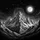 Rugged Snow-Capped Mountain Range Starry Night Full Moon - Outdoor Gift for Mountain Lover Spare Tire Cover - 6