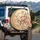 Floral Blossoms Leaves Scrollwork - Home Decor Gift Spare Tire Cover - 3