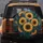 Sunflower Petals Seed Heads Ornate Leaves Stained Glass - Home Decor Gift for Garden Lover Spare Tire Cover - 5