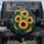 Sunflower Petals Seed Heads Ornate Leaves Stained Glass - Home Decor Gift for Garden Lover Spare Tire Cover - 1