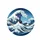 Great Wave Ocean Hokusai Inspired - Travel Essentials for Adventure Lover Spare Tire Cover - 4