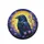 Dark Raven Glowing Eyes Moonlit Gnarled Branches Flowers Night Sky - Wildlife Lover Gift Spare Tire Cover - 4