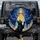 Stained Glass Black Cat UFO Abduction - Cosmic Cat Lover Gift Spare Tire Cover - 1