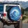 Swirling Ocean Wave Stars - Travel Essentials for Ocean Lovers Spare Tire Cover - 3