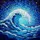 Swirling Ocean Wave Stars - Travel Essentials for Ocean Lovers Spare Tire Cover - 6