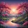 Japanese Lake Cherry Blossom Steps - Travel Essentials for Nature Lover Spare Tire Cover - 6