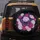 Ornate Moths Peonies Chrysanthemums Stars Crescent Moon - Nature Lover Gift Spare Tire Cover - 5
