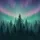 Evergreen Forest Aurora Borealis Night - Nature Lover Gift Spare Tire Cover - 6