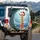 Giraffe Santa Hat Christmas Lights - Winter Wonderland Holiday Gift Spare Tire Cover - 3