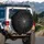 Intricate White Spider Web Black Decor - Halloween Party Gift for Horror Fan Spare Tire Cover - 3