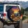 Bigfoot Alien Campfire Stargazing - Outdoor Adventure Gift Spare Tire Cover - 3