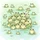 Cartoon Frogs Lily Pad Pond - Wildlife Lover Gift for Frog Lover Spare Tire Cover - 6