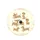 Dachshunds Stars Diamonds Cream Field Vehicle Decor Gift for Dog Lovers Spare Tire Cover - 4
