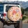 Mushroom Daisy Disco Ball Stars 1970s Groovy Home Decor Gift Spare Tire Cover - 3