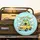 Chubby Green Frog Yellow Vintage Car Beep Beep Hearts Clouds - Car Lover Travel Gift Spare Tire Cover - 2