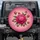 Fuchsia Peony Bloom Emerald Leaves - Home Decor Gift for Garden Lover Spare Tire Cover - 1