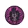 Demon Girl Sharp Smile Neon Horns - Car Accessory Gift for Gothic Enthusiast Spare Tire Cover - 4