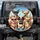 Mustache Glasses Bowtie Chihuahuas Cityscape Adventure - Travel Essentials for Dog Lovers Spare Tire Cover - 1