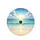 Sun-Drenched Tropical Beach Ocean Sandy Shore Cumulus Clouds - Travel Essentials Spare Tire Cover - 4