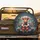 Baby Highland Cow Rose Wreath Wooden Bench - Farmhouse Decor Gift for Cow Lover Spare Tire Cover - 2