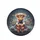 Baby Highland Cow Rose Wreath Wooden Bench - Farmhouse Decor Gift for Cow Lover Spare Tire Cover - 4