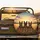 Majestic German Shepherds Golden Sunset Field - Dog Lover Gift Spare Tire Cover - 2