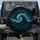 Deep Teal Blue Wave Stars Geometric Lines - Automotive Accessory Gift Spare Tire Cover - 1