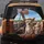 Chihuahua Dog Driving Vintage Car Sky Scene - Road Trip Accessory for Dog Lovers Spare Tire Cover - 5
