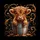 Highland Cow Caramel Bucket Farmhouse Home Decor Gift for Cow Lover Spare Tire Cover - 6