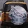 Cherry Blossom Branch Misty Mountain Moon Landscape - Nature Lover Gift Spare Tire Cover - 5
