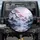 Cherry Blossom Branch Misty Mountain Moon Landscape - Nature Lover Gift Spare Tire Cover - 1