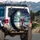 Santa Claus Reindeer Ocean Beach - Christmas Gift for Santa Lover Spare Tire Cover - 3