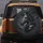 Dark Industrial Horse Head Holly Berries - Christmas Gift for Horse Lover Spare Tire Cover - 5