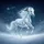 White Frost Horse Galloping Snow - Santa's Sleigh Holly Berries Christmas Vehicle Decor Spare Tire Cover - 6