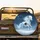 White Frost Horse Galloping Snow - Santa's Sleigh Holly Berries Christmas Vehicle Decor Spare Tire Cover - 2