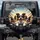 Happy Dogs Sunglasses Steering Wheel Scene - Road Trip Companion Gift for Dog Lovers Spare Tire Cover - 1