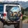 Hamsters in Futuristic Car Cityscape - Travel Essentials Gift for Hamster Lover Spare Tire Cover - 3