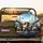 Hamsters in Futuristic Car Cityscape - Travel Essentials Gift for Hamster Lover Spare Tire Cover - 2