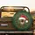 Tabby Cat Santa Hat Holly Wreath - Christmas Outdoor Decor for Cat Lover Spare Tire Cover - 2