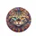 Domestic Cat Fractal Fur Blue Orange Eyes - Everyday Home Decor Gift for Cat Lover Spare Tire Cover - 4