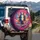 Multi-Color Horse Head Brushstrokes 'Wild and Free' - Wildlife Lover Gift Spare Tire Cover - 3