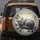 Christmas Dreams Sleeping Cat Holly Berries - Holiday Gift for Cat Lover Spare Tire Cover - 5