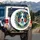 Border Collie Australian Shepherd Dog Swirls Color Blocks - Dog Lover Gift Spare Tire Cover - 3