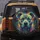 Pitbull Dog Portrait Abstract Splatters - Dog Lover Vehicle Decor Spare Tire Cover - 5