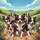 Australian Shepherd Border Collie Dogs - Adventure Dog Lover Gift Spare Tire Cover - 6