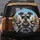Miniature Schnauzer Pack Driving City Scene - Dog Owner Car Accessory Gift Spare Tire Cover - 5